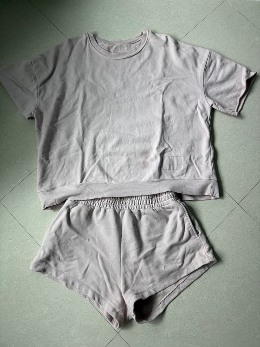 Daily Drills M/L 2 piece set in light pink